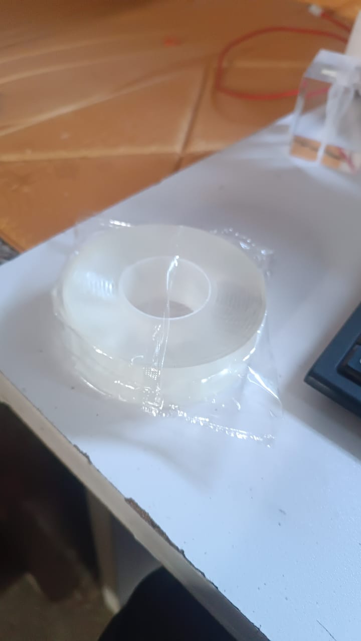 Sticky Double Sided Tape Washable Adhesive Tape Reusable (8.5×3 Cm / 1 Pc) Sticky Double Sided Tape Washable Adhesive Tape Reusable (8.5×3 Cm / 1 Pc)